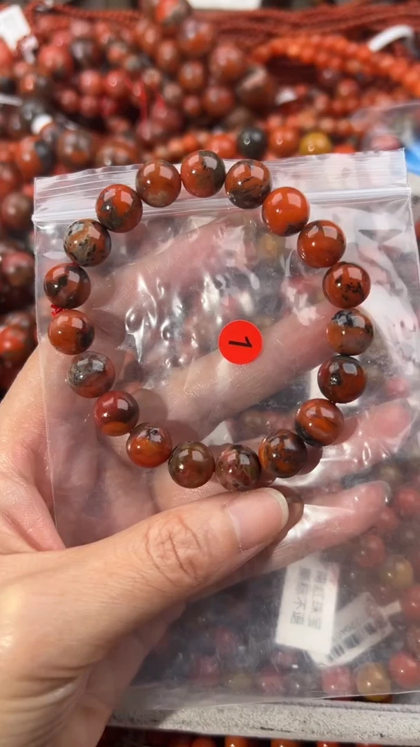 南红玛瑙手串未镶嵌10+