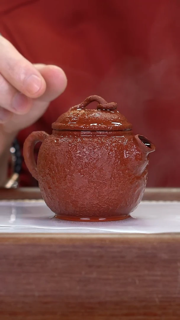 茶壶紫砂  小红泥     小炮嘴   100cc