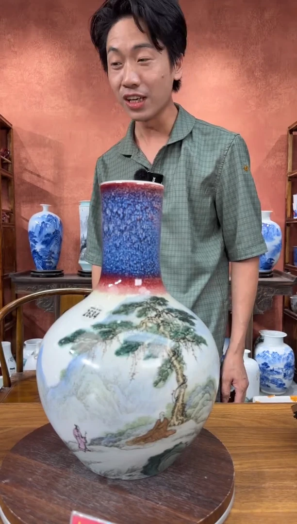 吴义松陶盟手绘陶瓷编码：2684