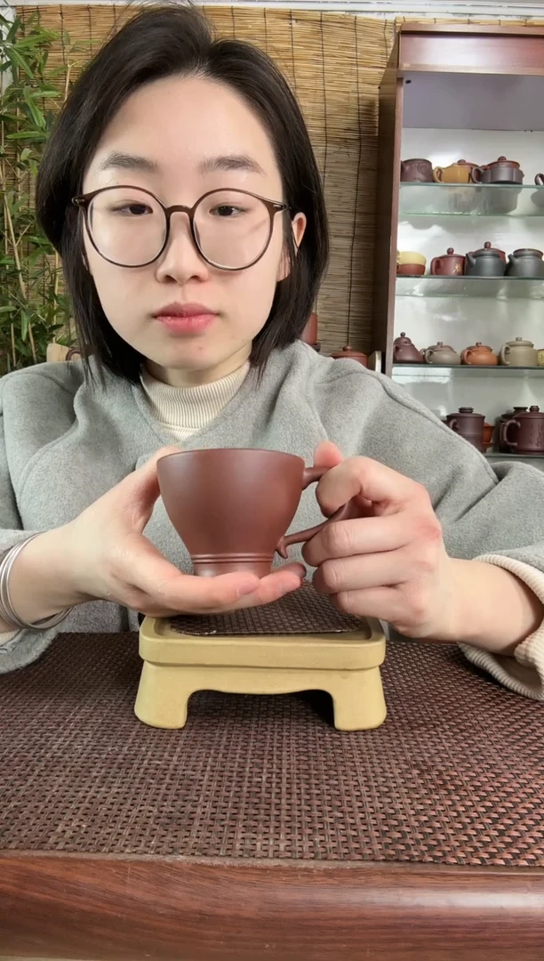 【闪购商品】紫砂茶杯宜兴原矿紫砂手把杯        无礼盒