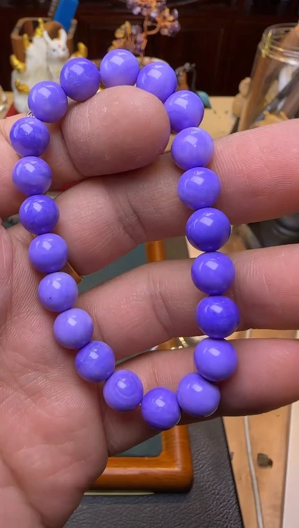 【闪购商品】贝壳手串/手链紫贝单圈8mm