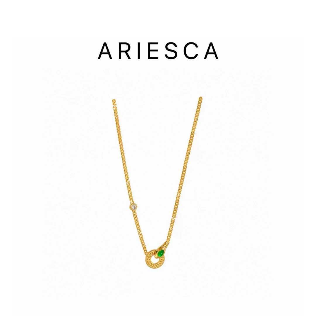 铜合金项链 【有蛇有得】ARIESCA轻奢项链XM171