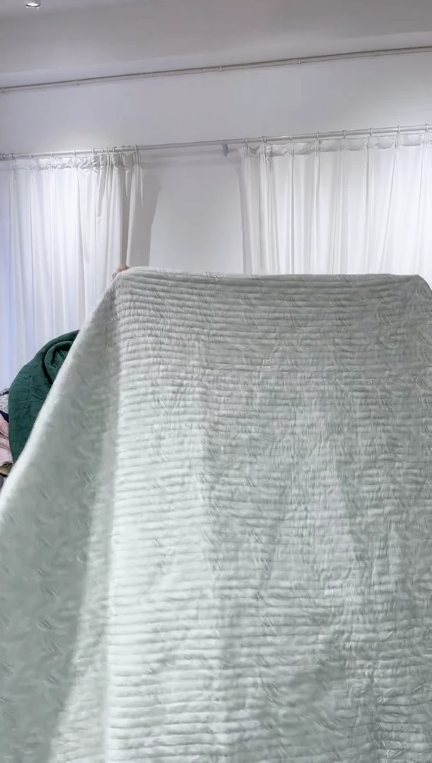 棉220230纯棉床盖93号拼接瑕疵