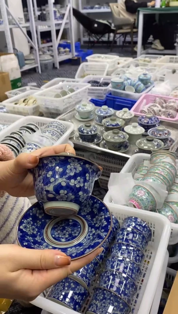 杯景德陶瓷茶具容量约150