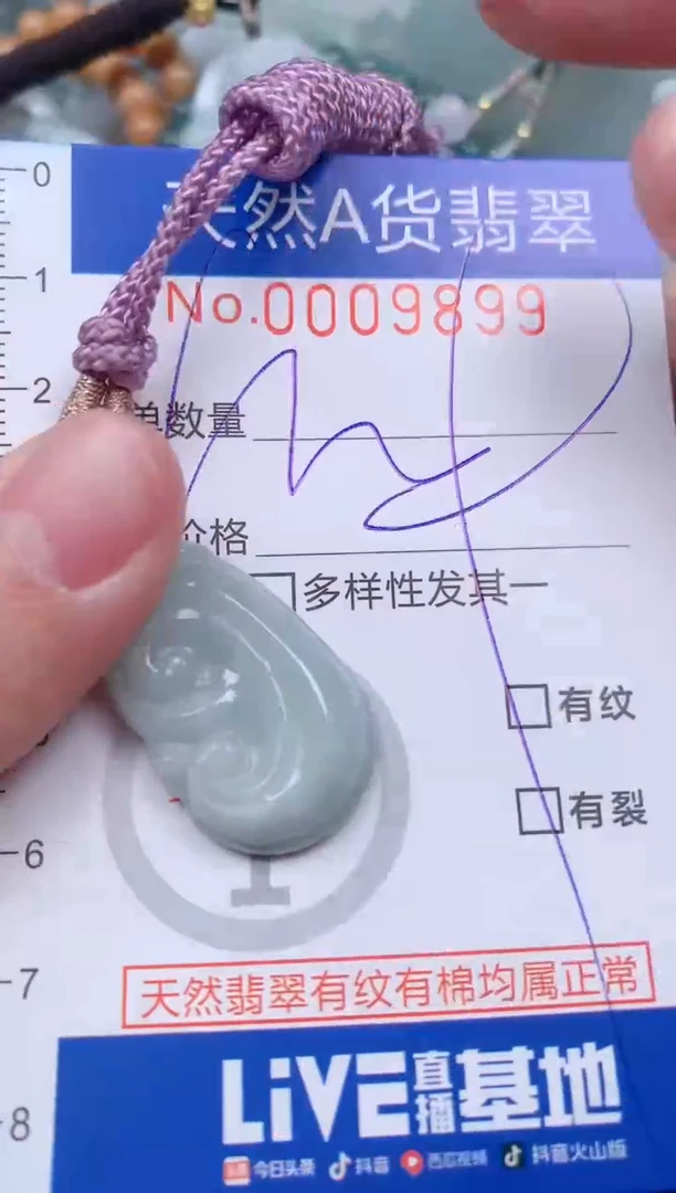 【闪购商品】翡翠挂件未镶嵌00009899