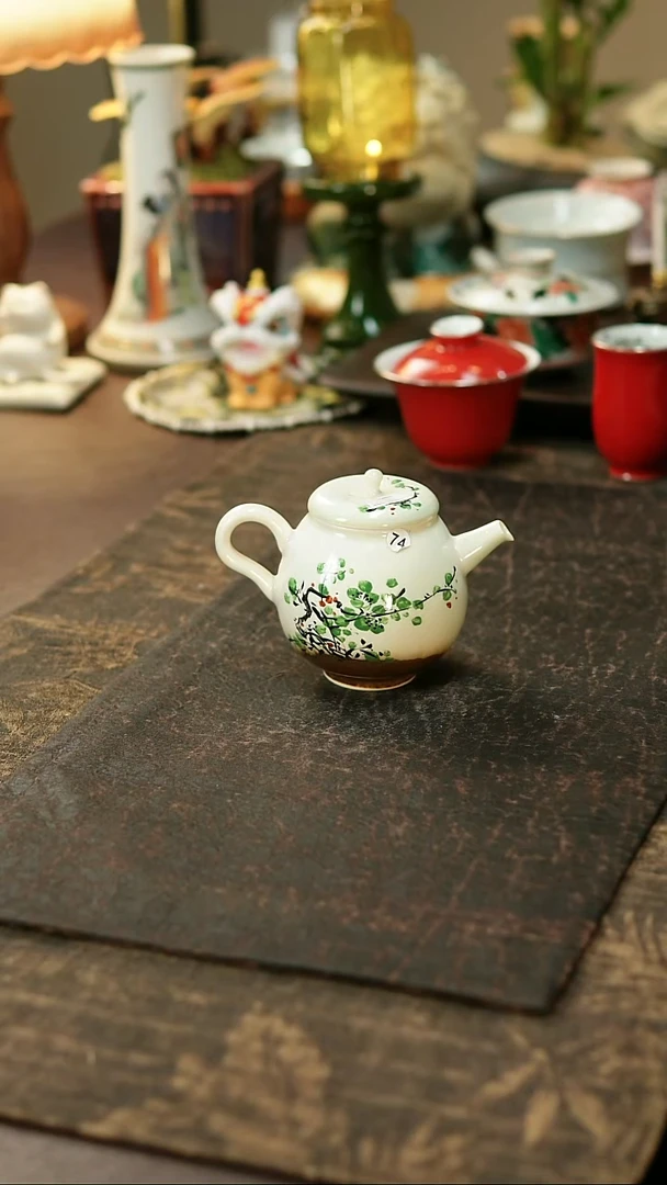 景德镇陶瓷杯碗柴烧多人