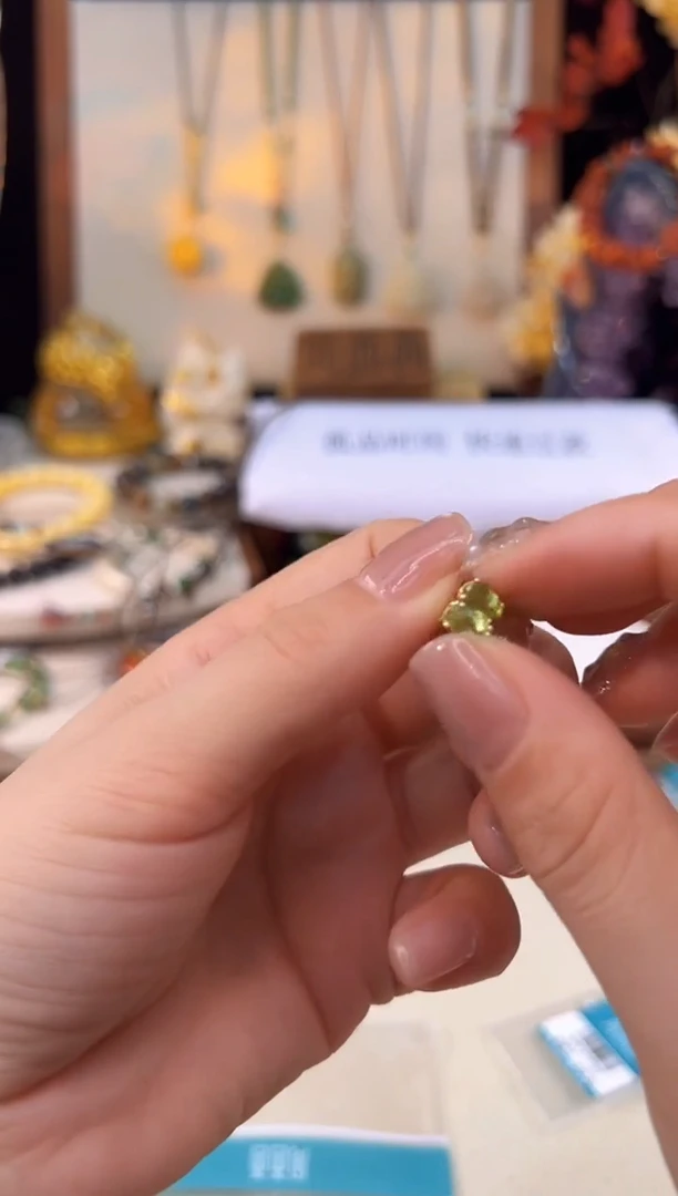 手链银S925镶嵌橄榄石@@I090L017765