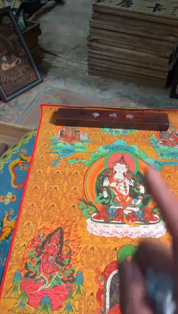 卷轴画旭旭的唐卡tk160