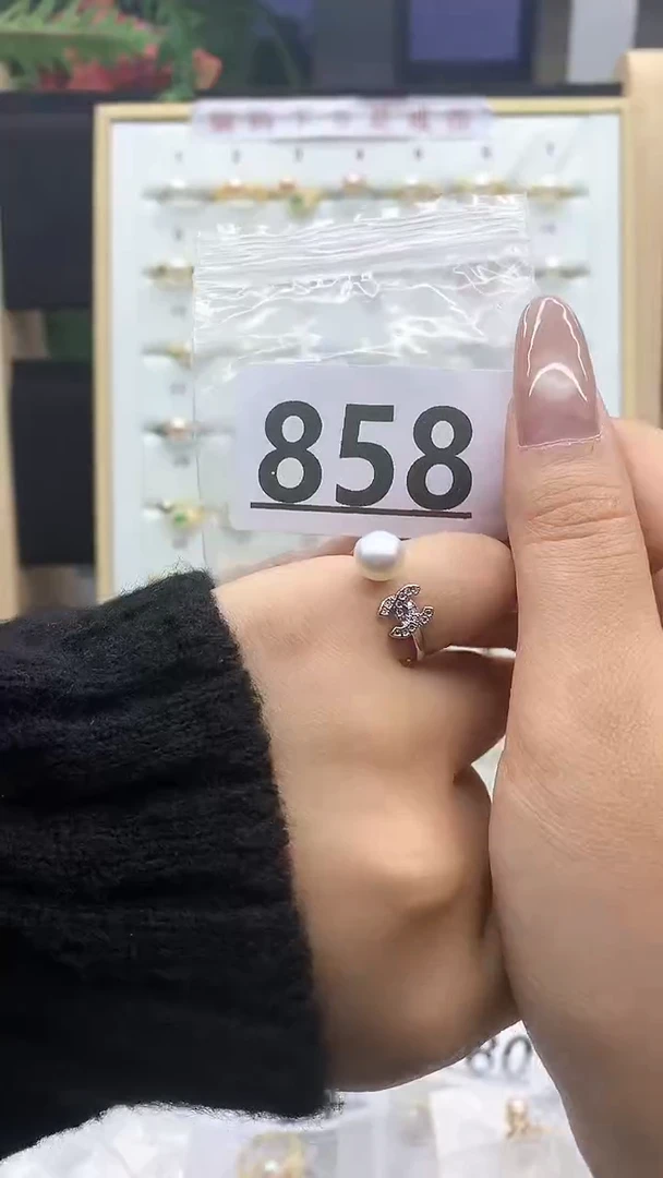 合金珠宝奇石淡水珍珠858