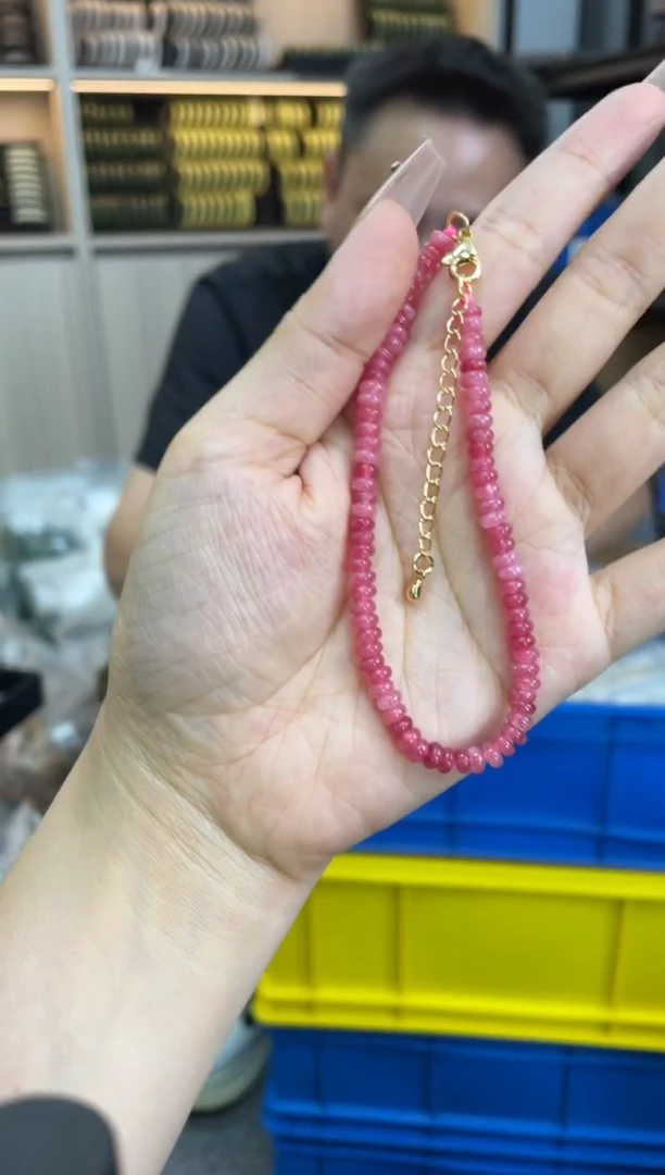 菱锰矿（红纹石）未镶嵌·多样性发一件