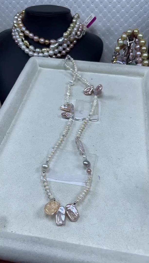 【闪购商品】淡水珍珠项链未镶嵌【纯恬珍珠】