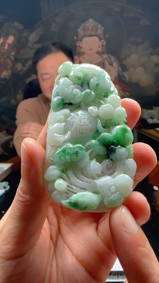 【闪购商品】定制翡翠未镶嵌L-@@QJXC121108