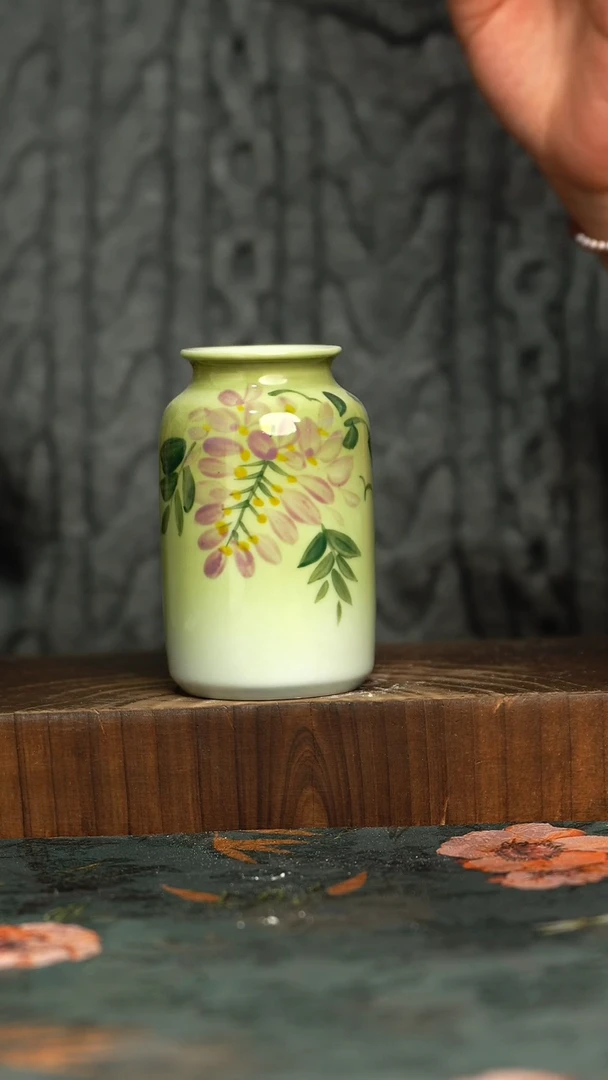 杯釉下彩手工手绘同款陶器