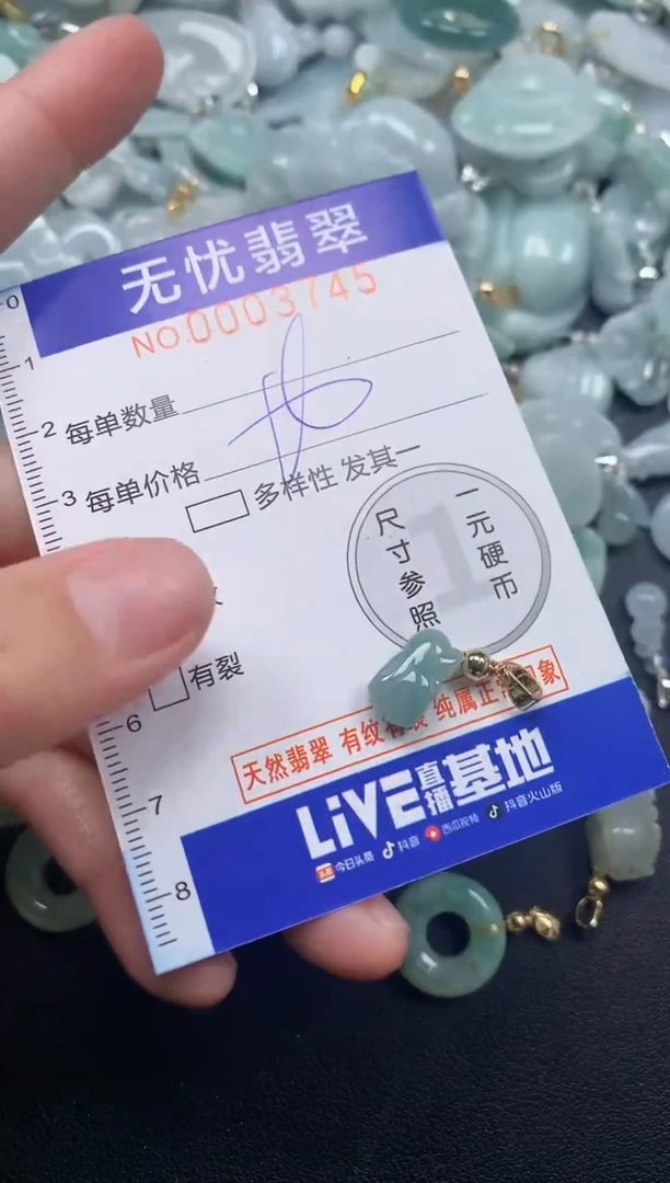 颈饰未镶嵌翡翠3745