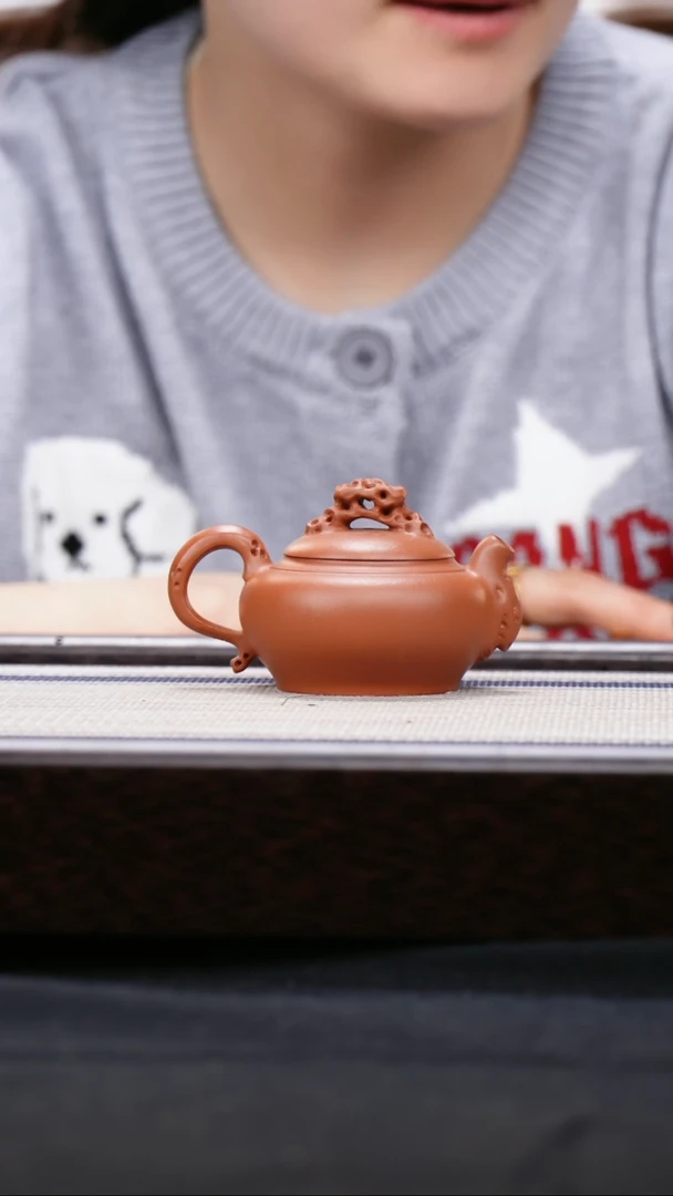 【闪购商品】紫砂茶壶朱泥云根壶