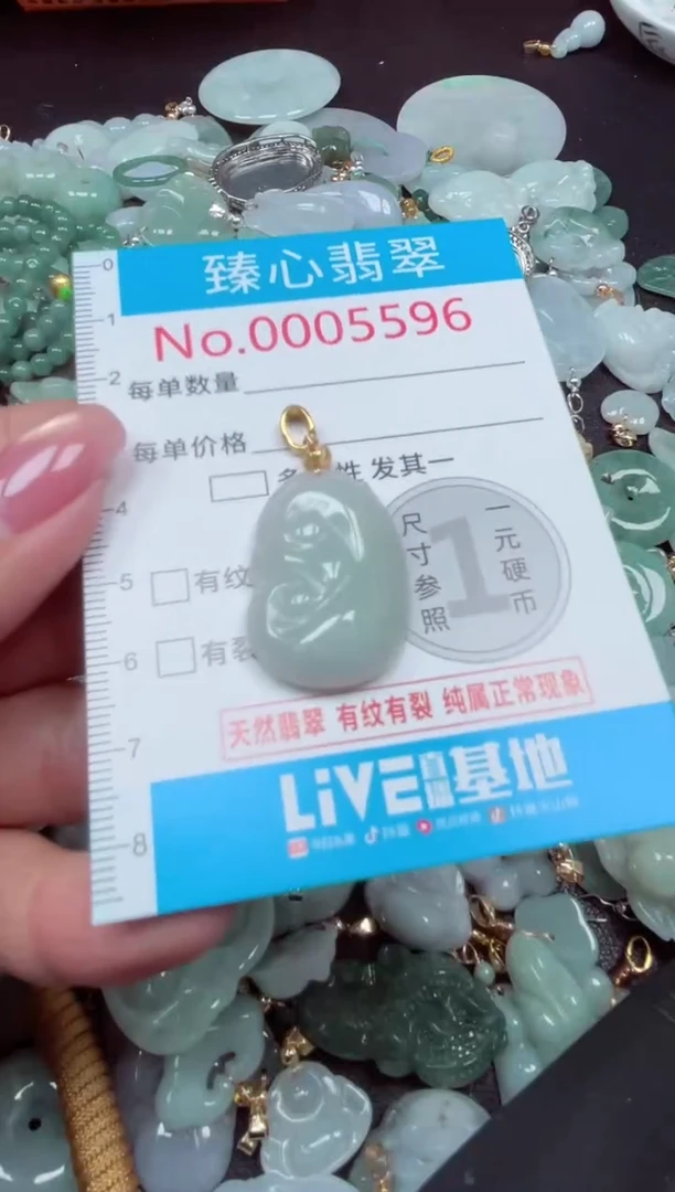 颈饰未镶嵌翡翠5596