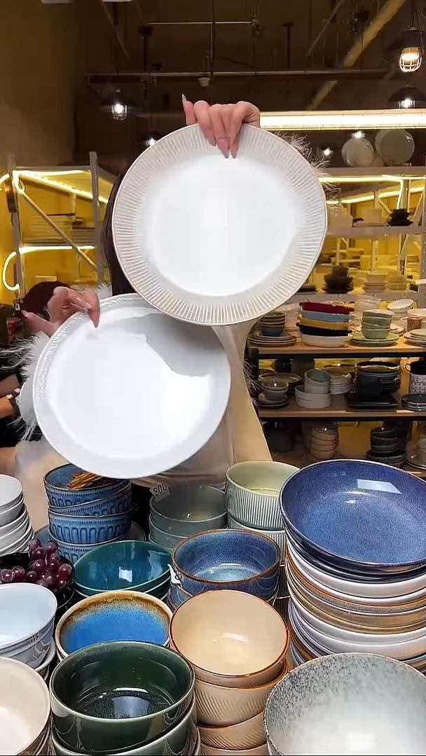 瓷238外贸尾货窑变釉下彩默认微瑕