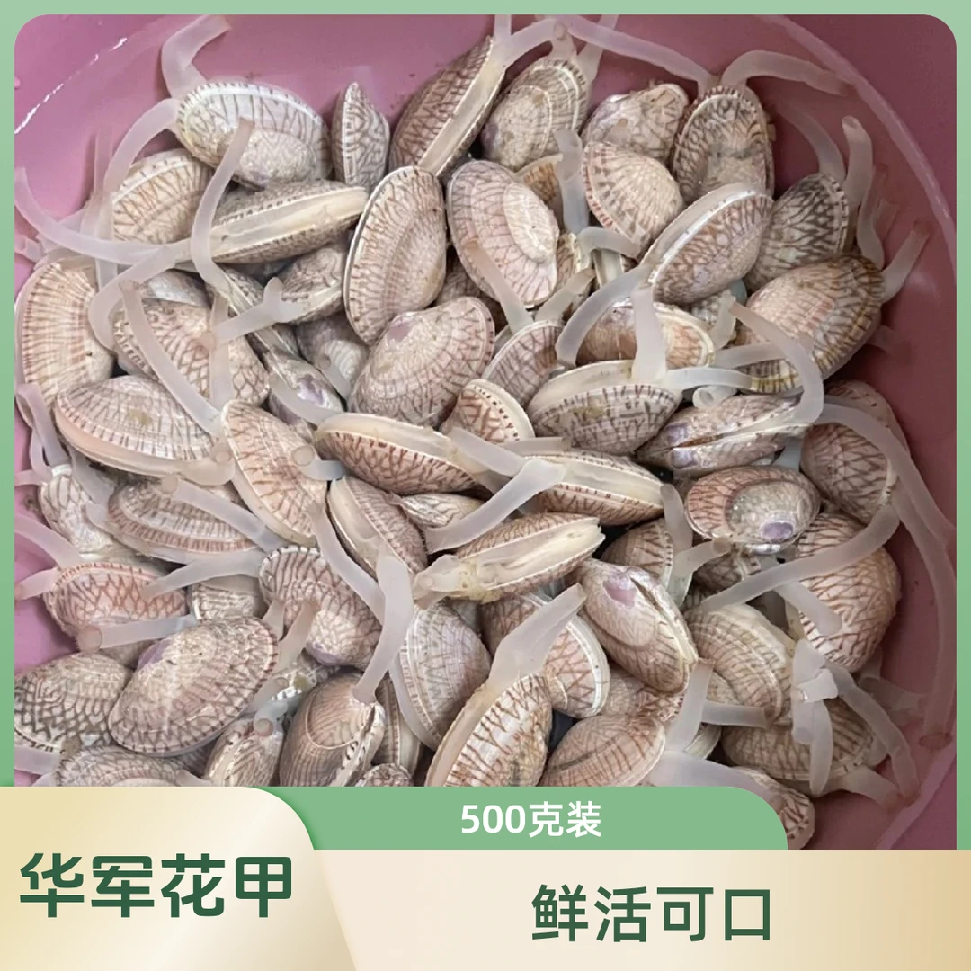 (华军生鲜）鲜活花甲500g
