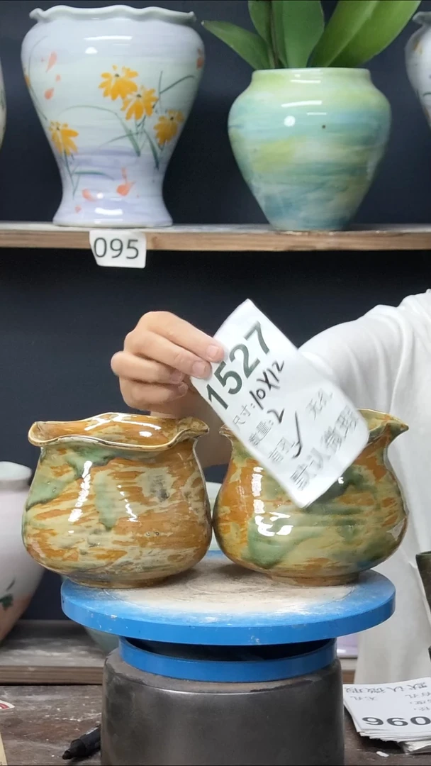 景德镇花盆默认微瑕1527