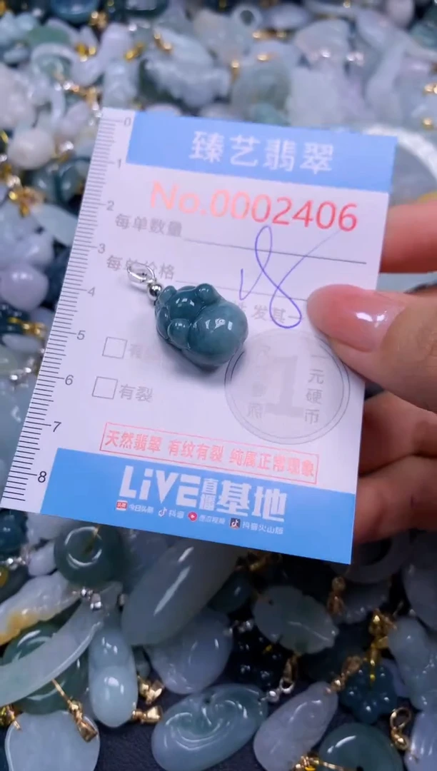 颈饰未镶嵌翡翠2406