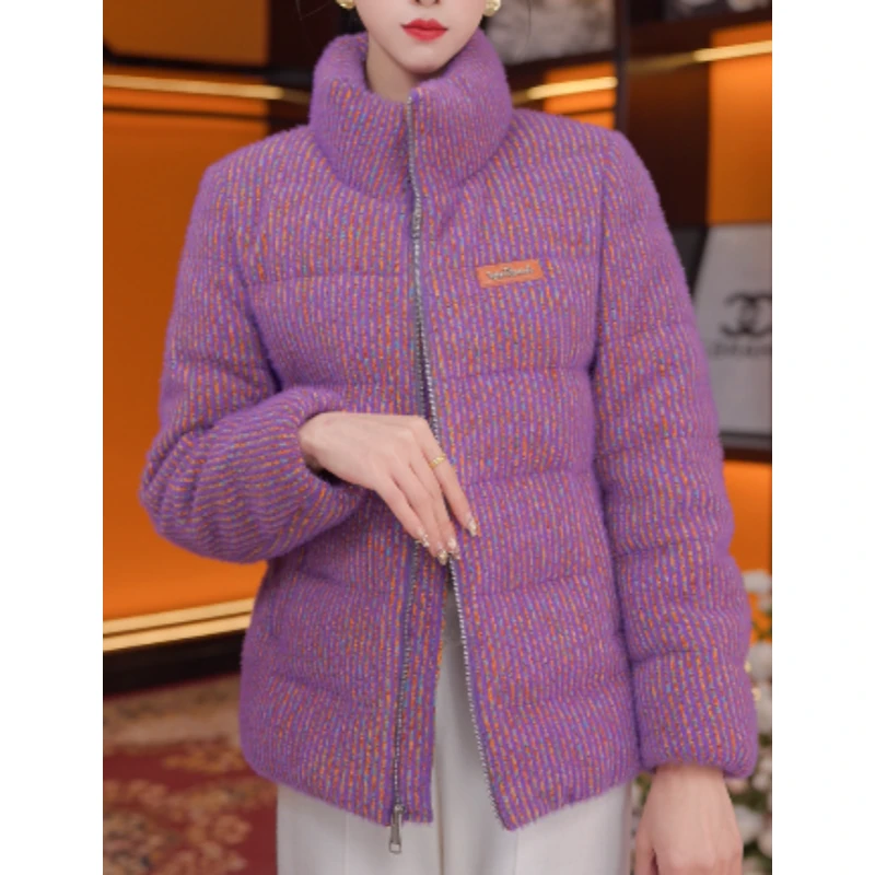 2025年冬季新品杭州原创正品时尚洋气保暖修身高定羽绒服 2512021