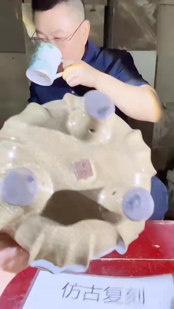摆件景德镇陶瓷流水109