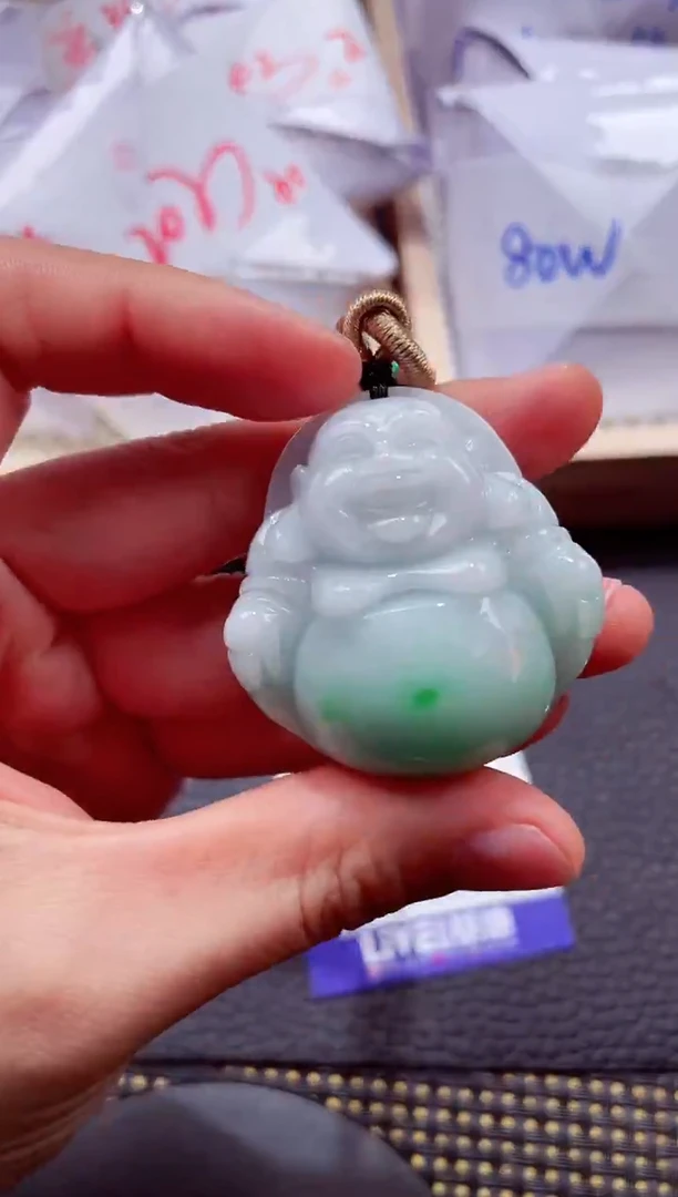 未镶嵌挂件翡翠000888