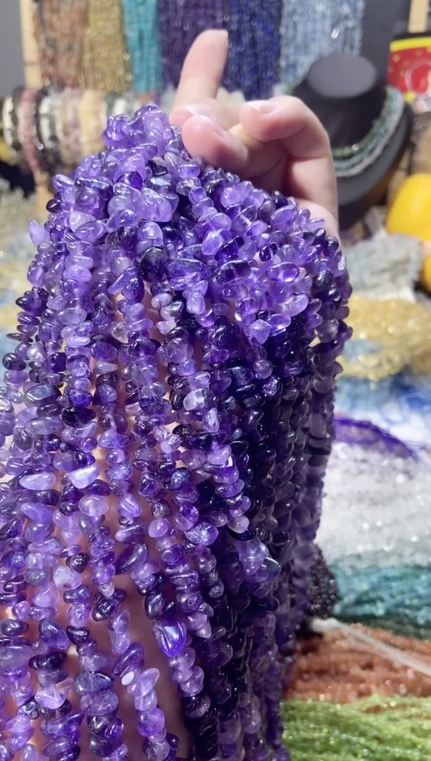 未镶嵌珠宝半成品水晶紫水晶