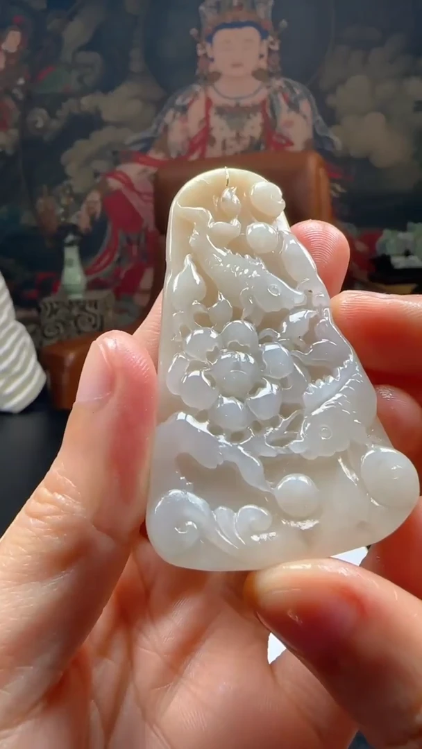 【闪购商品】定制翡翠未镶嵌L-@@QJXC11820