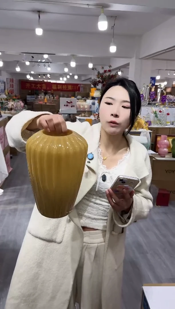 【闪购商品】琉璃盛泰花器E-品25