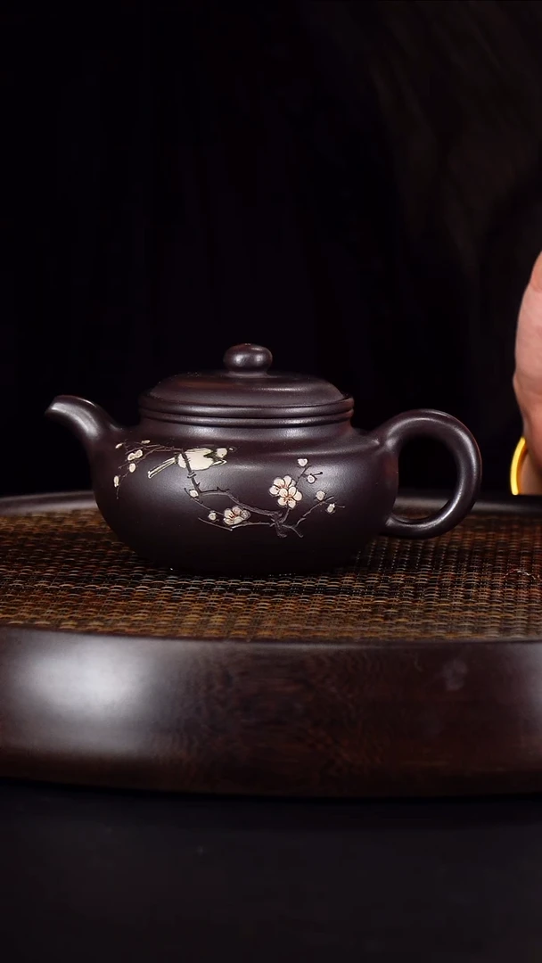 茶壶紫砂王品荣 仿古40 老紫泥 300毫升