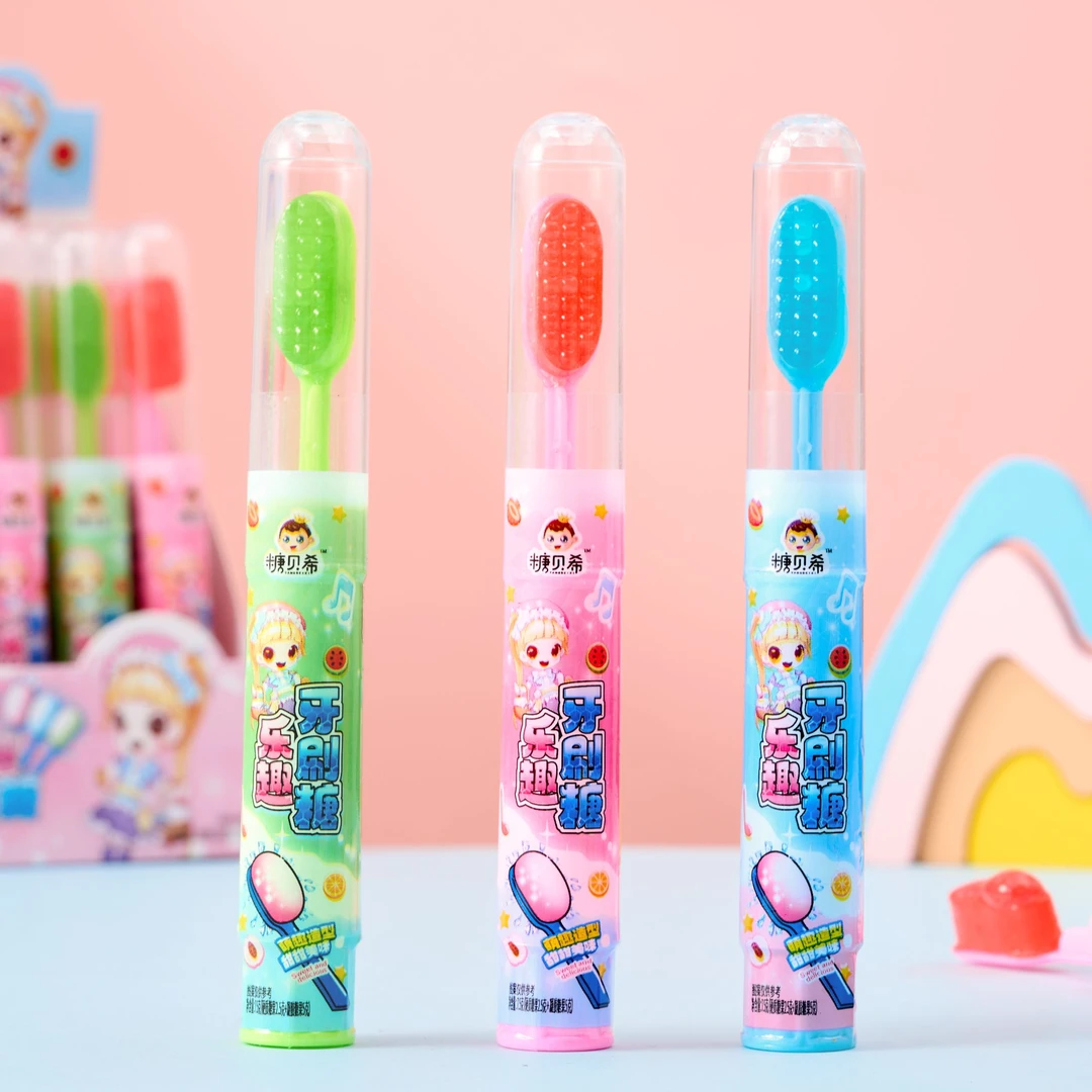 【圣诞节小礼物】网红创意小零食牙刷糖水果味棒棒糖儿童玩具糖果