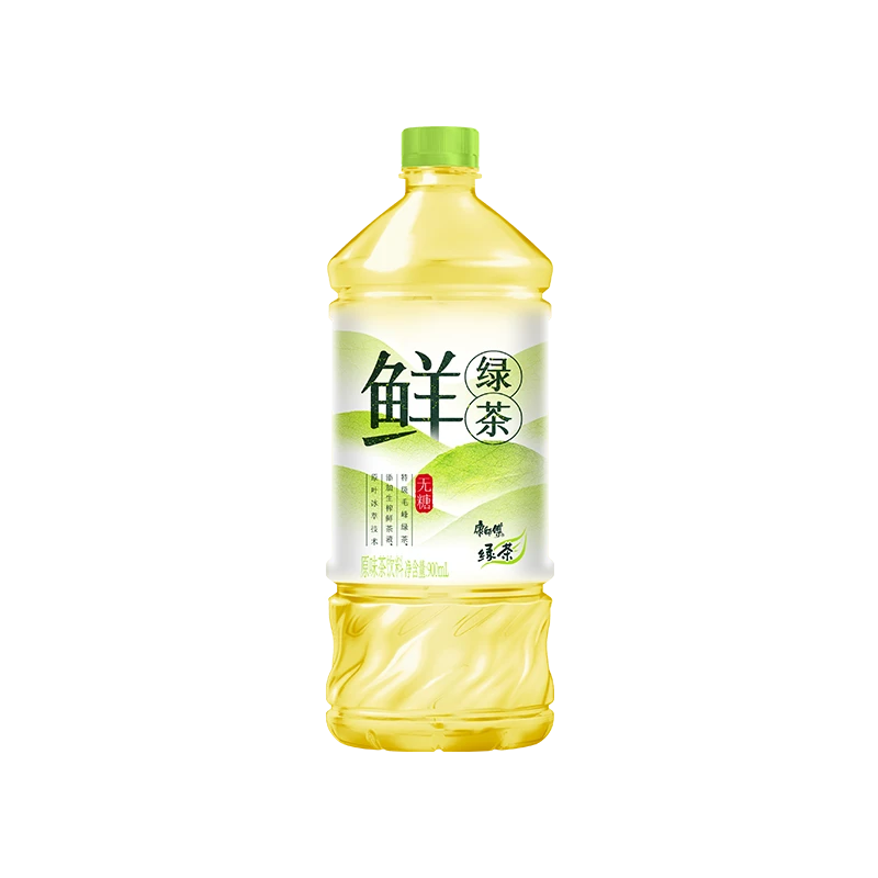 康师傅鲜绿茶新品上市900ml大瓶装优惠夏季必囤
