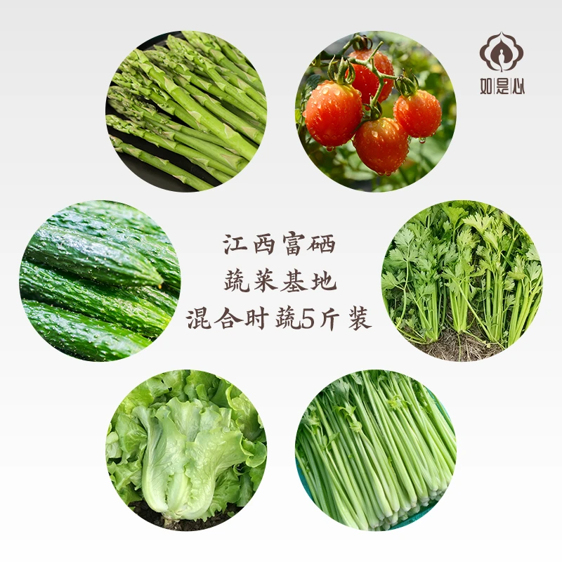 江西富硒蔬菜基地随机混合时蔬5斤装