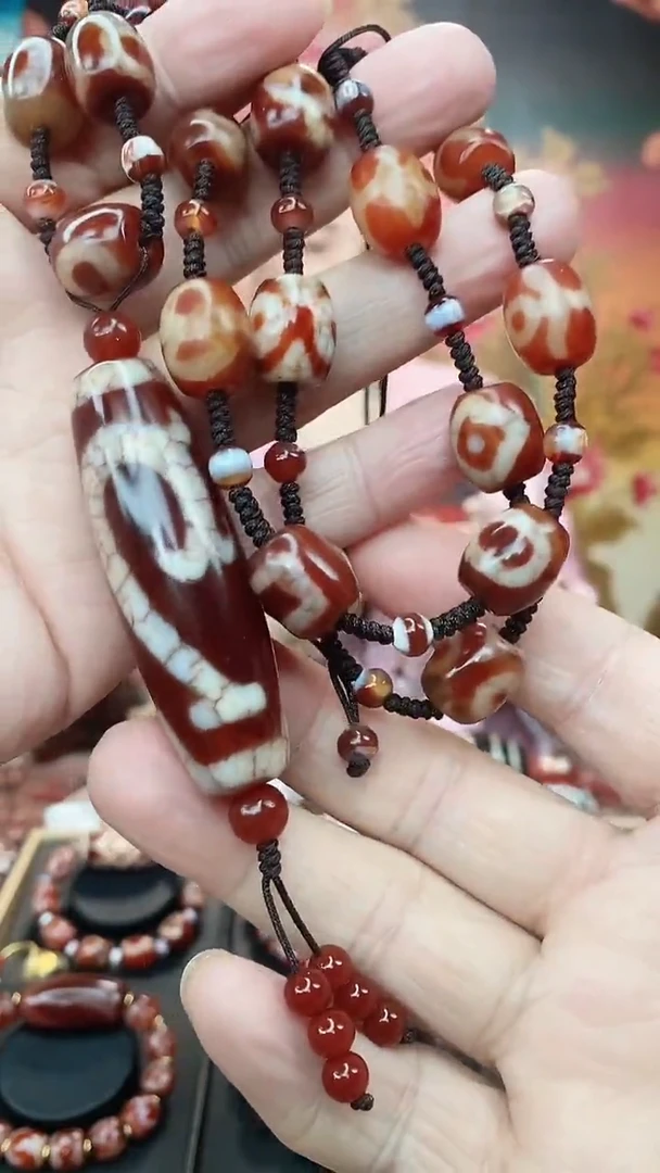 【闪购商品】玛瑙/玉髓毛衣链未镶嵌玛瑙度度毛衣链