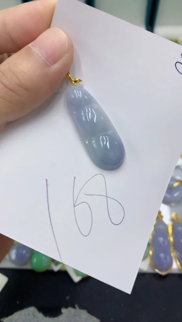 【闪购商品】翡翠颈饰18K金镶嵌翡翠