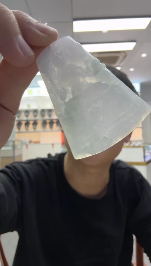 【闪购商品】翡翠颈饰未镶嵌天然翡翠A货孤品一件