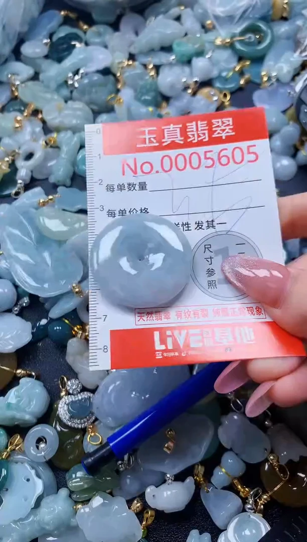 翡翠未镶嵌吊坠(不含链)5605