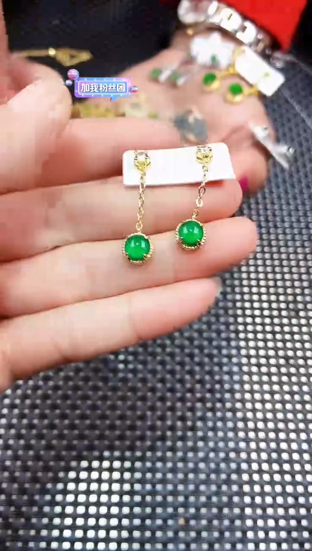 【闪购商品】翡翠耳饰未镶嵌111111111