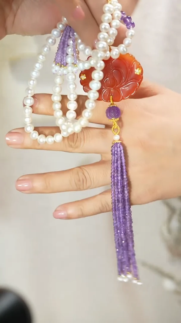 未镶嵌项链玛瑙/玉髓项链