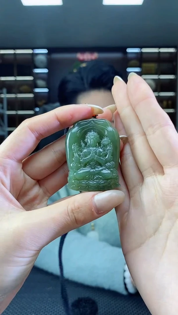 【闪购商品】和田玉颈饰未镶嵌千手观音