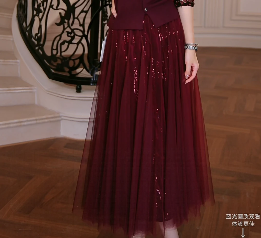 FNN【芙娜妮】2025新款休闲洋气衣服女穿搭气质女装裙子F2530280B