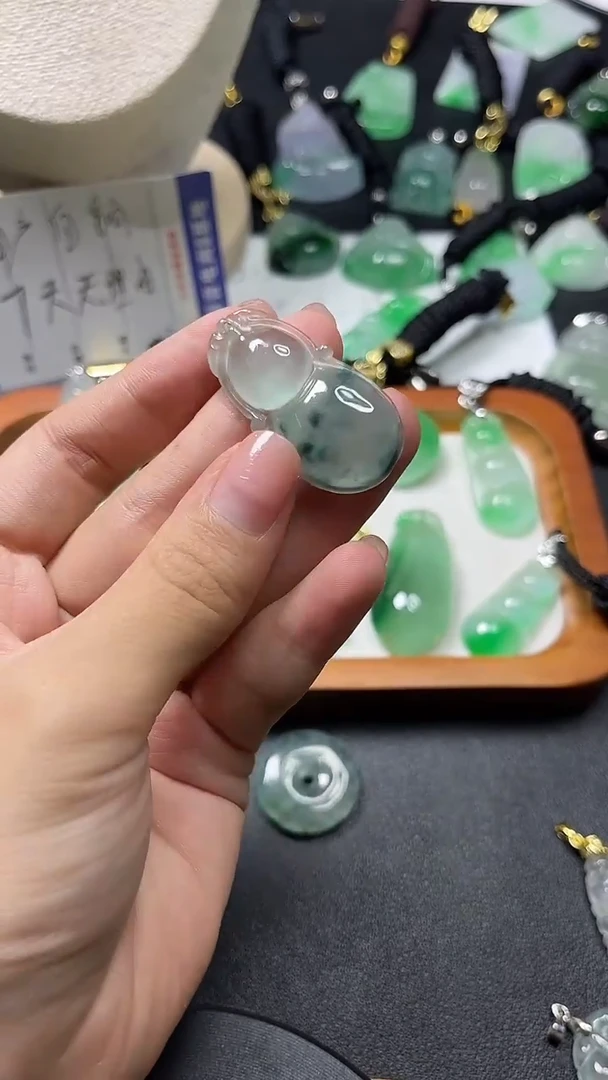 颈饰未镶嵌翡翠所见即所得 一图一物