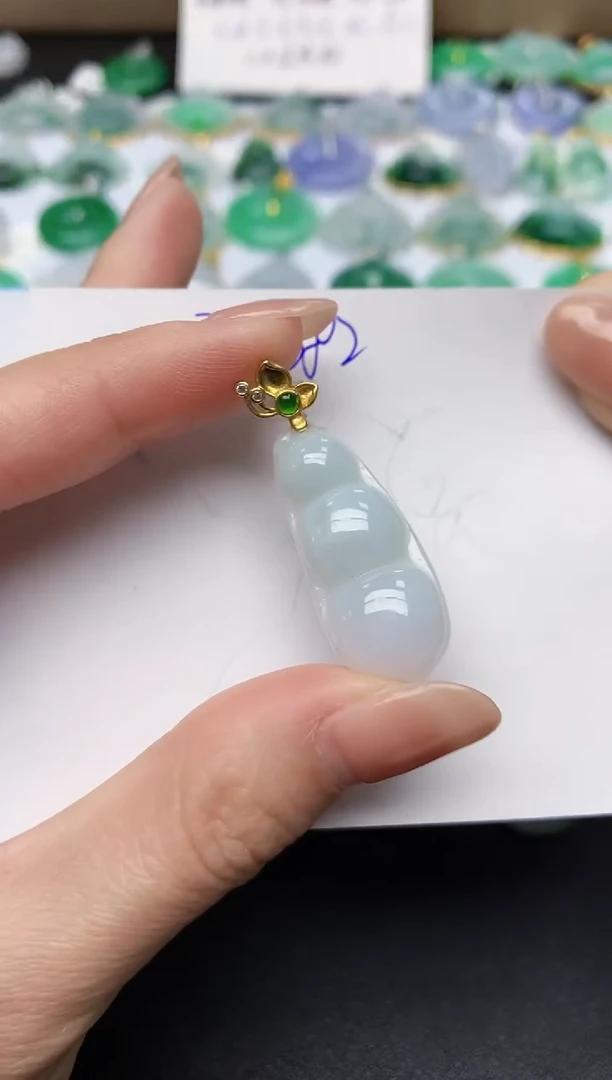 颈饰未镶嵌翡翠天然缅甸A货翡翠百元以上9元证书费自理