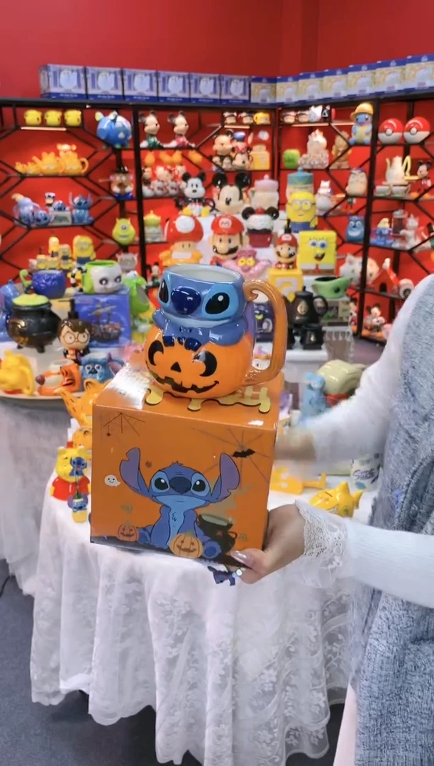 【闪购商品】1@@吏迪仔南瓜陶瓷杯