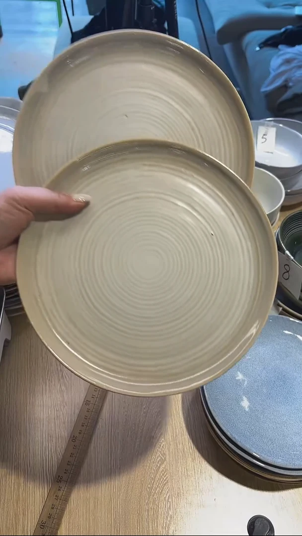 瓷14高温釉下彩陶瓷餐具
