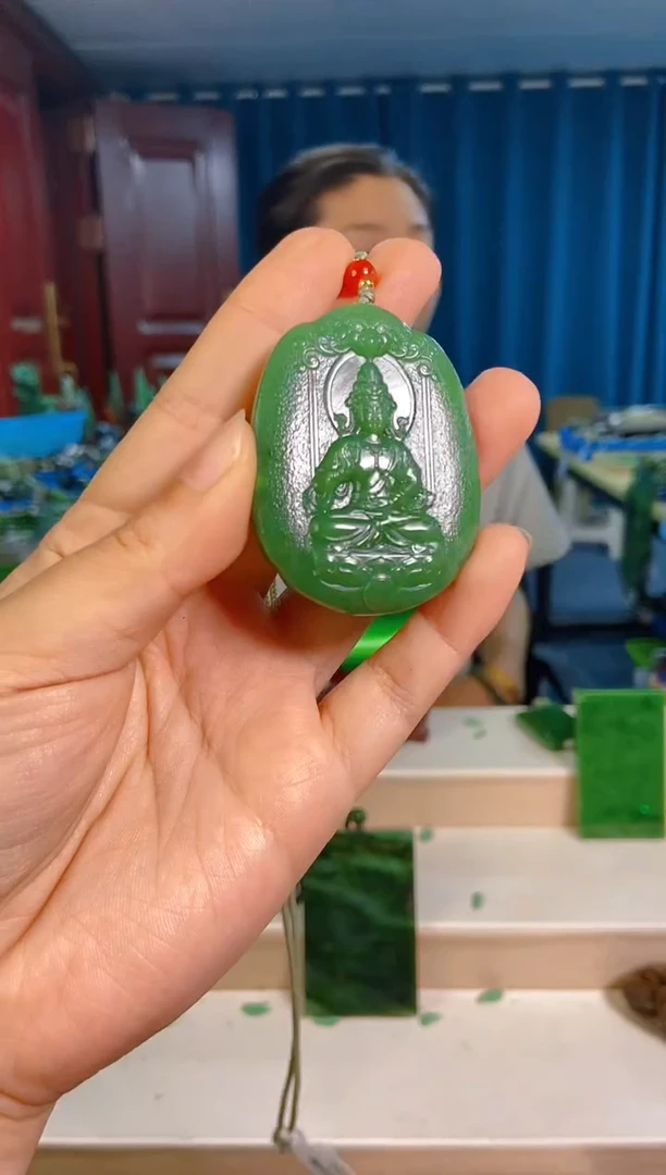和田玉未镶嵌挂件1