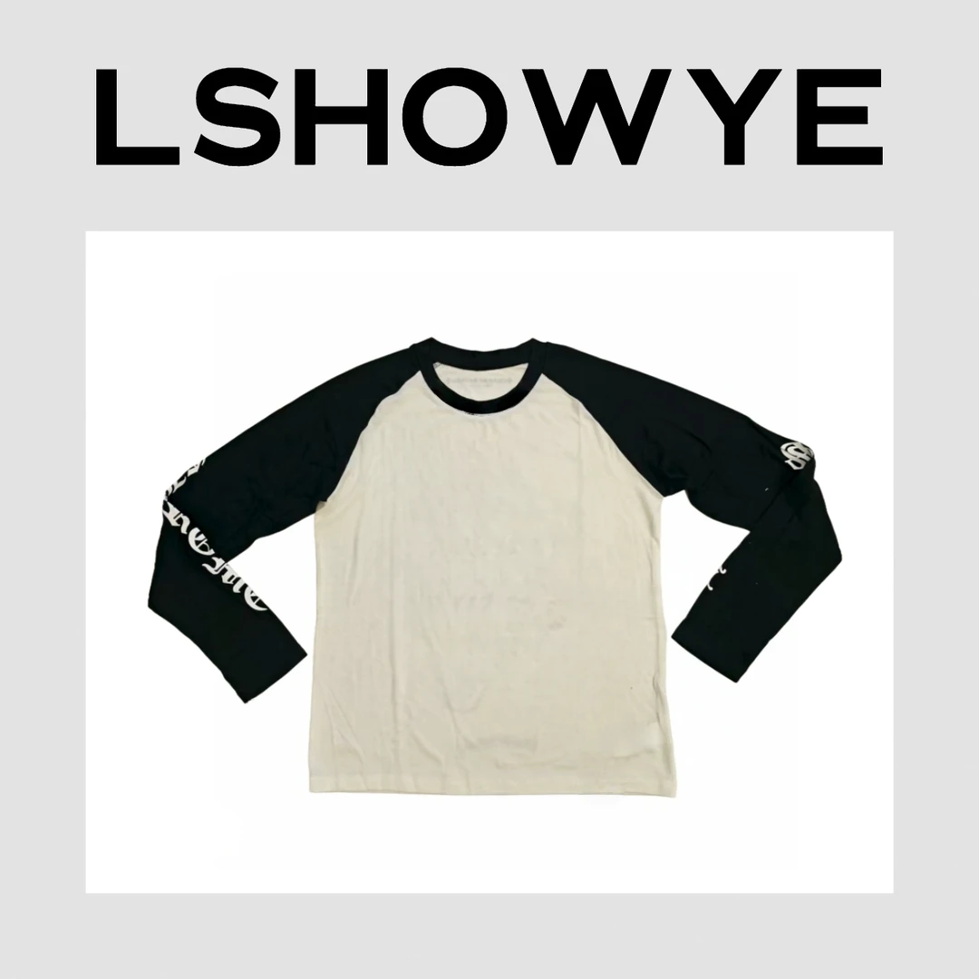 LSHOWYE｜撞色长袖圆领T恤 F9701