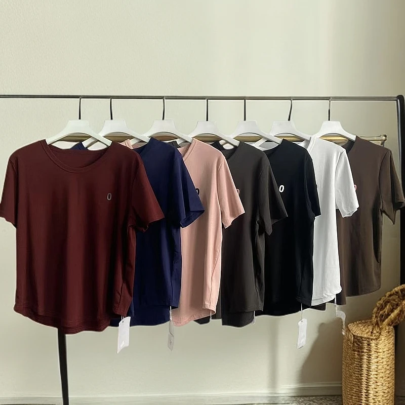 【禾女推荐】33710夏季O标V领棉半袖T恤