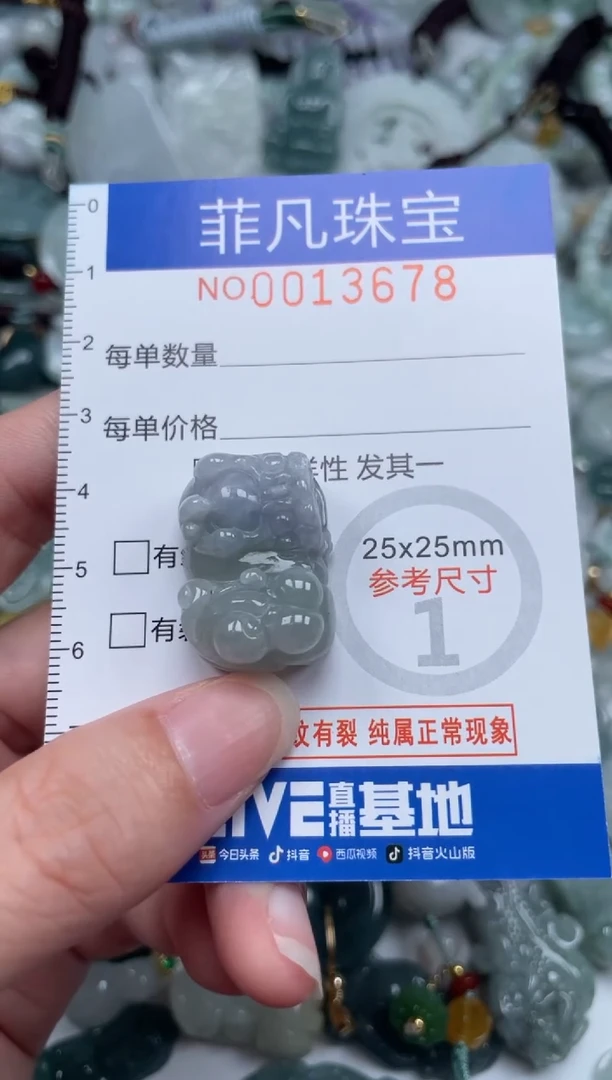 颈饰未镶嵌翡翠13678